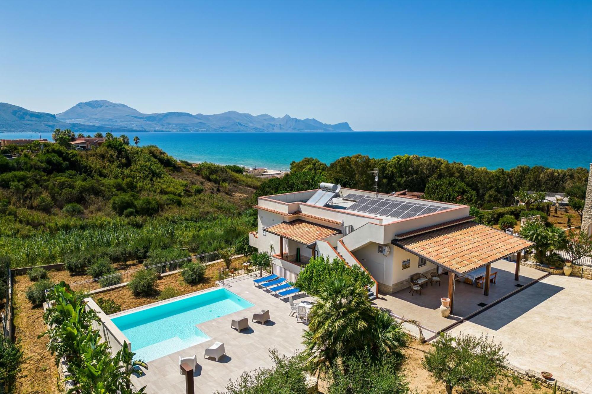 Villa Dellacqua Alcamo Marina Extérieur photo